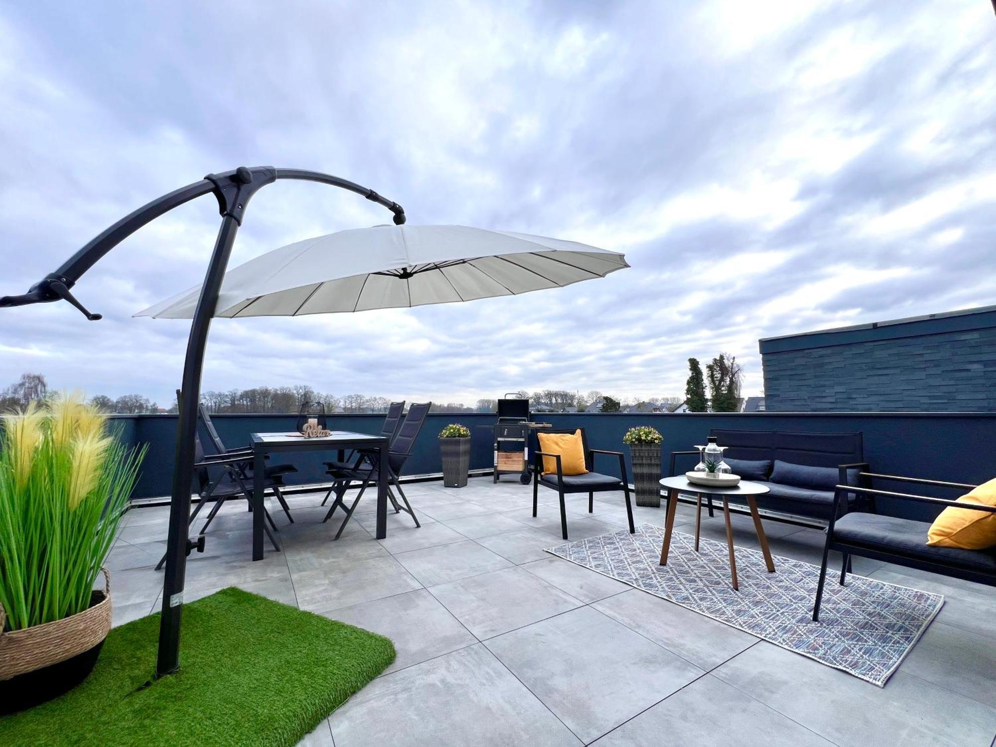 Grosse Wohnung Wellness + Sauna + Netflix Petershagen Exterior photo